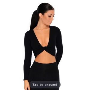 Why Knot Double Layered Crop Top